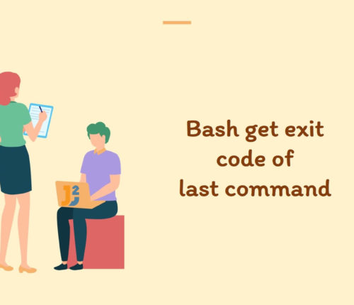 Bash get exit code of last command