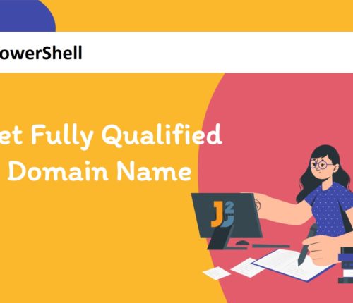 PowerShell get fully qualified domain name