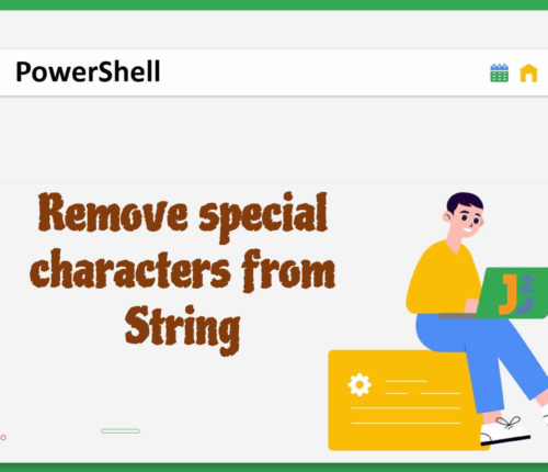 PowerShell remove special characters from String