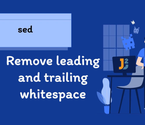 sed remove leading and trailing whitespace
