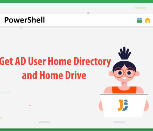 PowerShell get ad user home directory and home drive